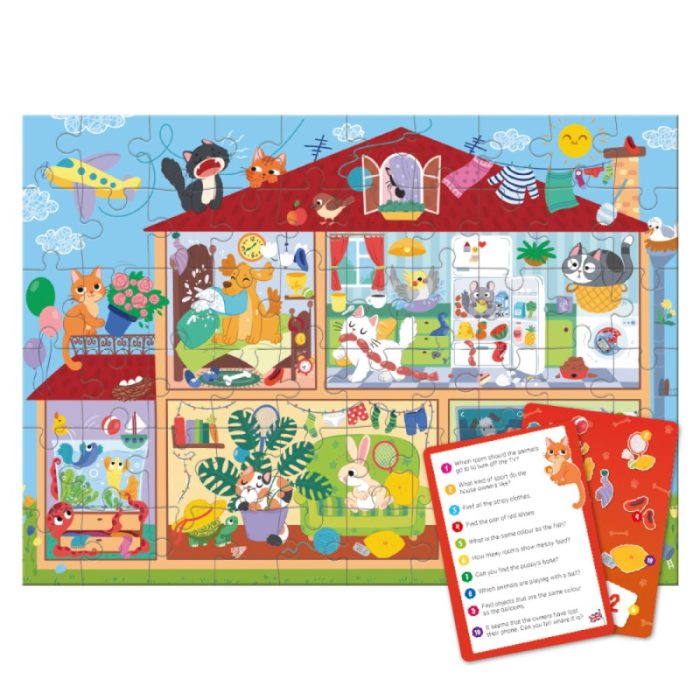 Παζλ Κατοικίδια στο Σπίτι Wimmel Puzzle - Image 2