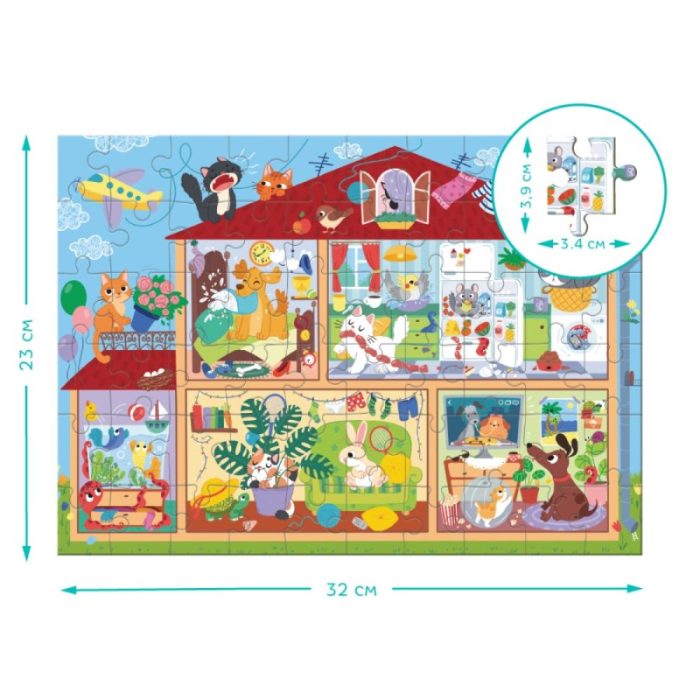 Παζλ Κατοικίδια στο Σπίτι Wimmel Puzzle - Image 3