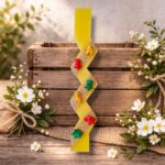 Χειροποίητη Αρωματική Λαμπάδα με Γύψινα Διακοσμητικά Στοιχεία – Δεινοσαυράκια