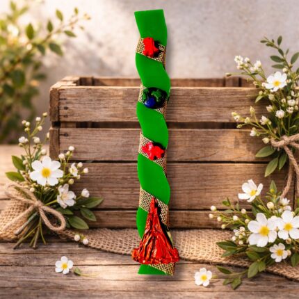 Χειροποίητη Αρωματική Λαμπάδα με Γύψινα Διακοσμητικά Στοιχεία – Εποχή των Δεινοσαύρων