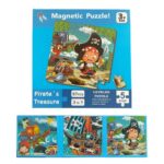 Μαγνητικό Βιβλίο με Παζλ 3 σε 1 - Pirate's Treasure