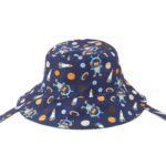 Αντηλιακό Bucket Καπέλο Διπλής Όψης με Προστασία UPF50+ Flapjackkids - Space Monkey/Alligator - Image 2