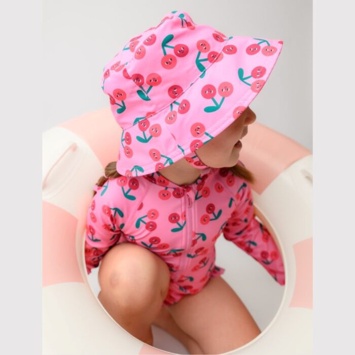 Αντηλιακό Bucket Καπέλο με Προστασία UPF50+ Zoocchini - Cherry - Image 3