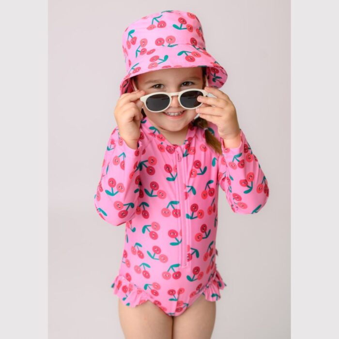 Αντηλιακό Bucket Καπέλο με Προστασία UPF50+ Zoocchini - Cherry - Image 7