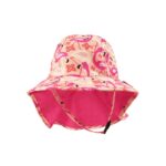 Αντηλιακό Καπέλο με Προστασία Αυχένα UPF50+ Cape Sunhat Zoocchini - Flamingo - Image 3