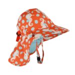 Αντηλιακό Καπέλο με Προστασία Αυχένα UPF50+ Cape Sunhat Zoocchini - Seahorse
