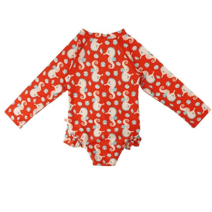 Αντηλιακό Ολόσωμο Μαγιό με Μανίκια Zoocchini Sally the Seahorse - Image 2