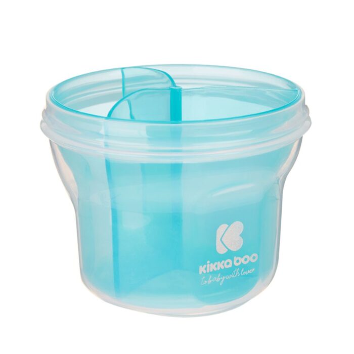 Δοσομετρητής Σκόνης Γάλακτος και Θήκη Σνακ 2 σε 1 Kikka Boo Blue - Image 2