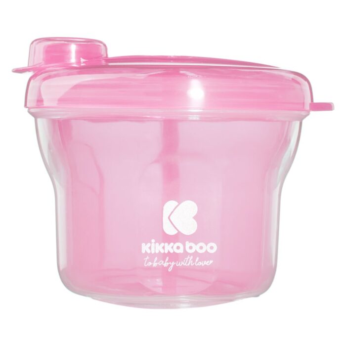 Δοσομετρητής Σκόνης Γάλακτος και Θήκη Σνακ 2 σε 1 Kikka Boo Pink - Image 5
