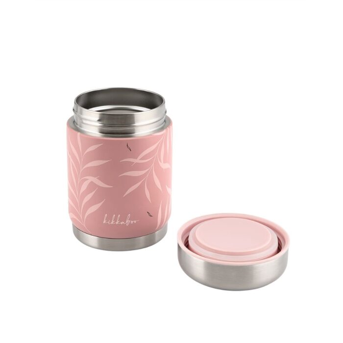 Θερμός Φαγητού Ανοξείδωτο Kikka Boo 400ml Flora Blush - Image 2