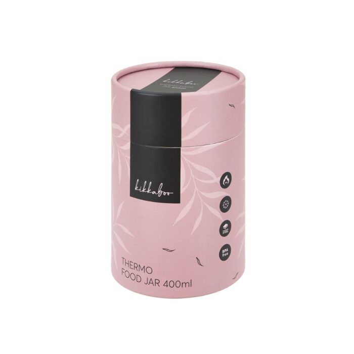 Θερμός Φαγητού Ανοξείδωτο Kikka Boo 400ml Flora Blush - Image 3