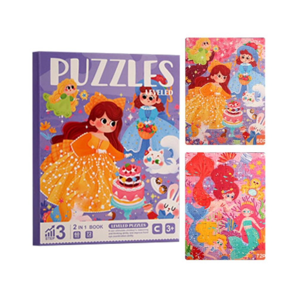 Μαγνητικό Βιβλίο με Παζλ 2 σε 1 - Dream Princess Μαγνητικό Βιβλίο με Παζλ 2 σε 1 - Dream Princess - Image 1