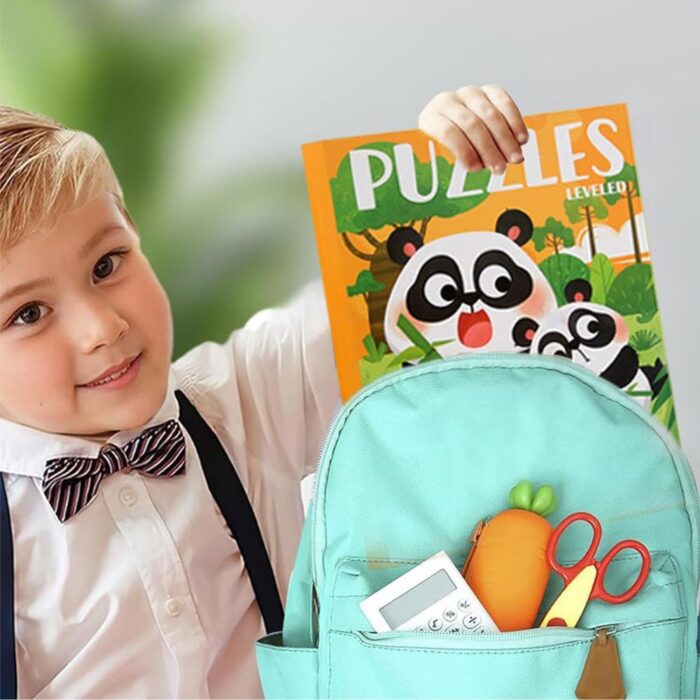 Μαγνητικό Βιβλίο με Παζλ 3 σε 1 - Wild Animals - Image 3