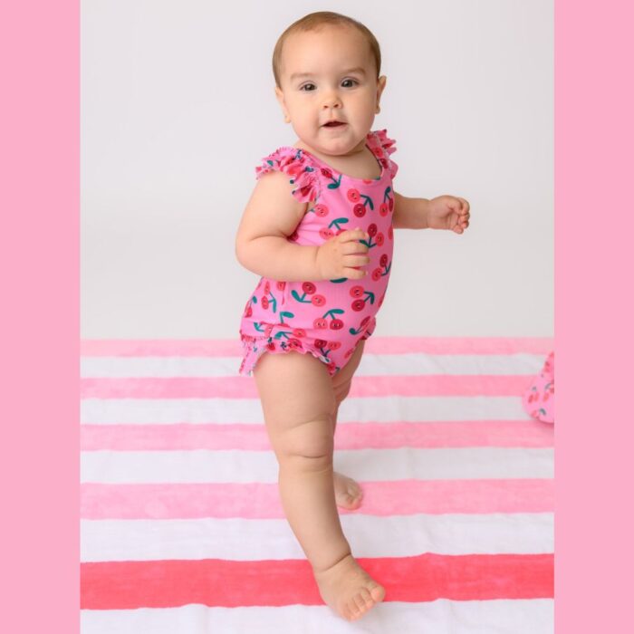 Ολόσωμο Μαγιό Zoocchini - Cherry - Image 3