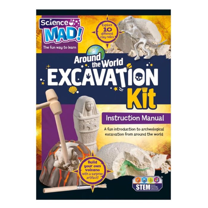 Σετ Ανασκαφής 10 σε 1 Around the World Excavation Kit - Image 8