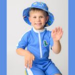Αντηλιακό Μαγιό Φορμάκι Zoocchini Surf Suit UPF50 Στάμπα Dino/Med Blue - Image 6