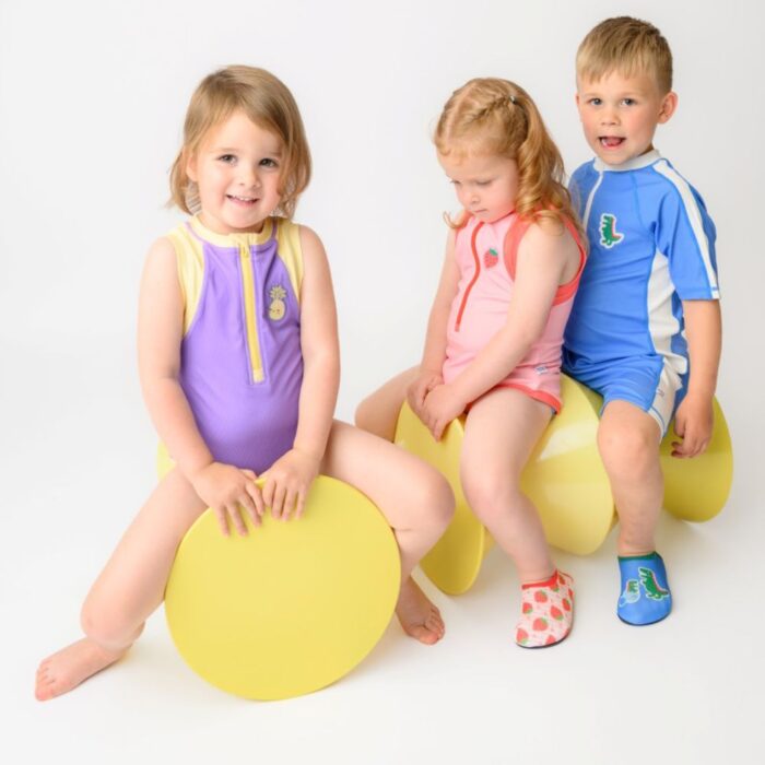 Αντηλιακό Μαγιό Φορμάκι Zoocchini Surf Suit UPF50 Στάμπα Dino/Med Blue - Image 8