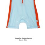 Αντηλιακό Μαγιό Φορμάκι Zoocchini Surf Suit UPF50 Στάμπα Lobster/Light Blue - Image 3