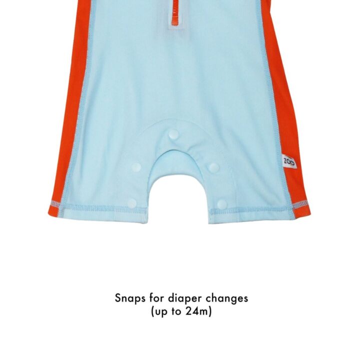 Αντηλιακό Μαγιό Φορμάκι Zoocchini Surf Suit UPF50 Στάμπα Lobster/Light Blue - Image 3