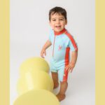 Αντηλιακό Μαγιό Φορμάκι Zoocchini Surf Suit UPF50 Στάμπα Lobster/Light Blue - Image 4