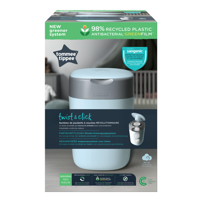 Κάδος Απόρριψης Πάνας Tommee Tippee Twist & Click - Blue - Image 6