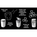 Κάδος Απόρριψης Πάνας Tommee Tippee Twist & Click - Blue - Image 8