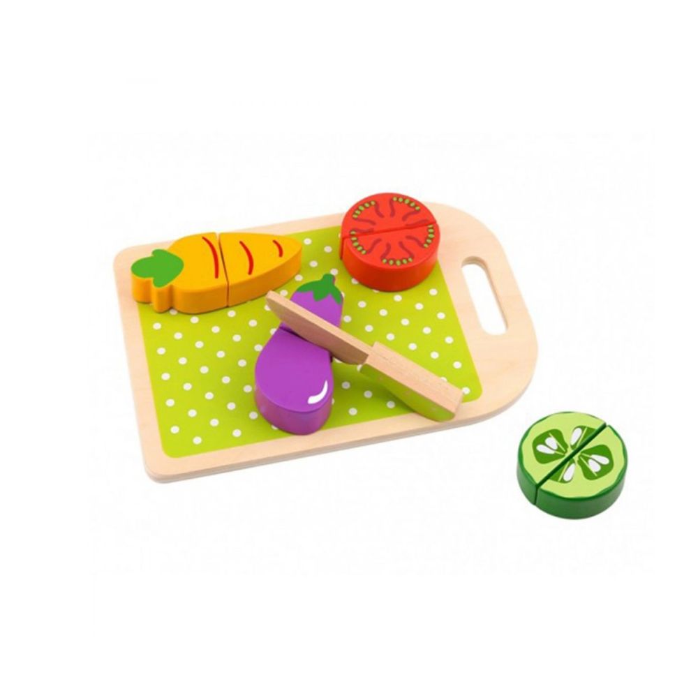 Λαχανικά και Δίσκος Κοπής Tooky Toy 10τμχ Λαχανικά και Δίσκος Κοπής Tooky Toy 10τμχ - Image 1