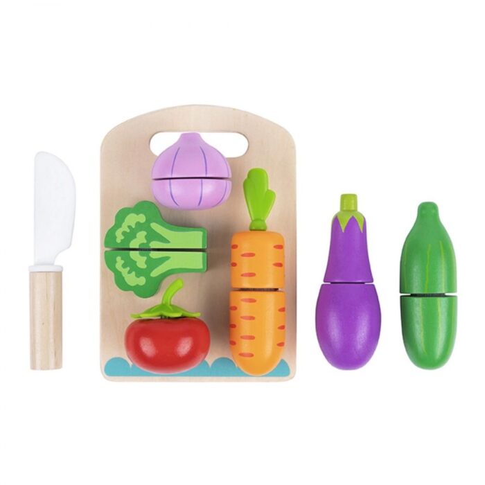 Λαχανικά και Δίσκος Κοπής Tooky Toy 16τμχ - Image 2