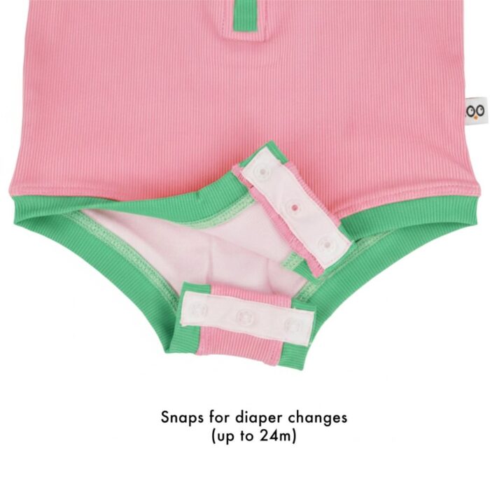 Ολόσωμο Μαγιώ με Στάμπα Zoocchini Cherry/Pink-Green - Image 3
