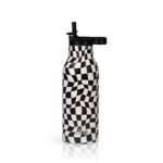 Ανοξείδωτο Παγούρι Θερμός με Καλαμάκι Ecolife 550ml - Black & White