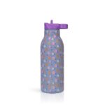 Ανοξείδωτο Παγούρι Θερμός με Καλαμάκι Ecolife 550ml - Flower Bloom - Image 3