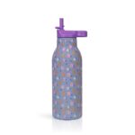 Ανοξείδωτο Παγούρι Θερμός με Καλαμάκι Ecolife 550ml - Flower Bloom