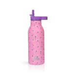Ανοξείδωτο Παγούρι Θερμός με Καλαμάκι Ecolife 550ml - Pink Dandellion