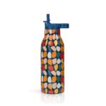 Ανοξείδωτο Παγούρι Θερμός με Καλαμάκι Ecolife 550ml - Stones