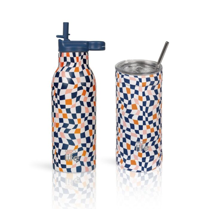 Ποτήρι Θερμός Ecolife - Color Squares Coffee Thermos 500ml - Image 4