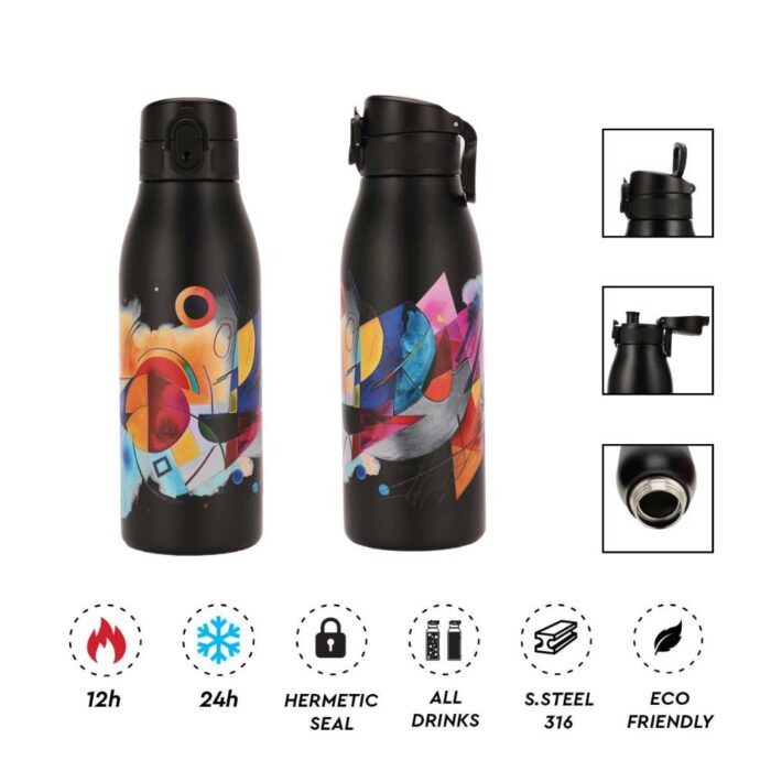 Θερμός με Στόμιο Alpintec 600ml Fellow Print - Image 2