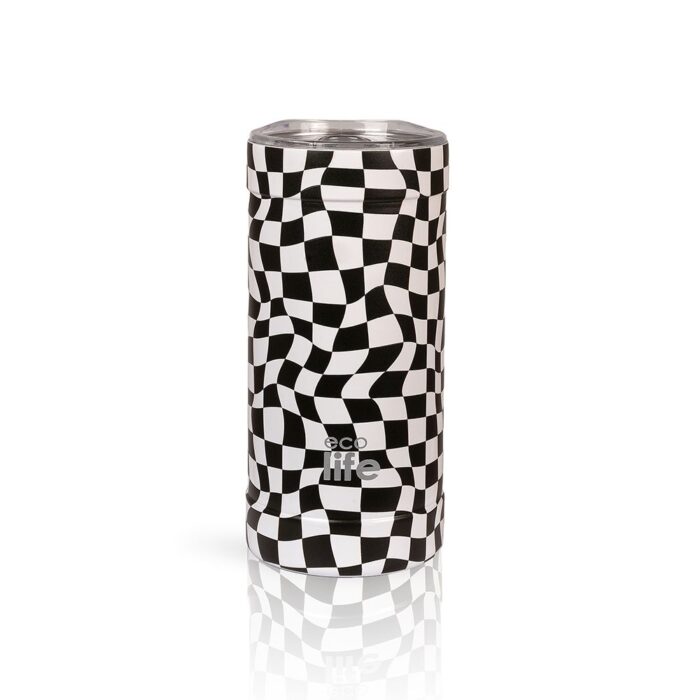 Ποτήρι Θερμός Ecolife - Black & White Coffee Thermos 500ml - Image 3