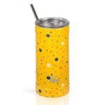Ποτήρι Θερμός Ecolife - Dots in Yellow Coffee Thermos 500ml