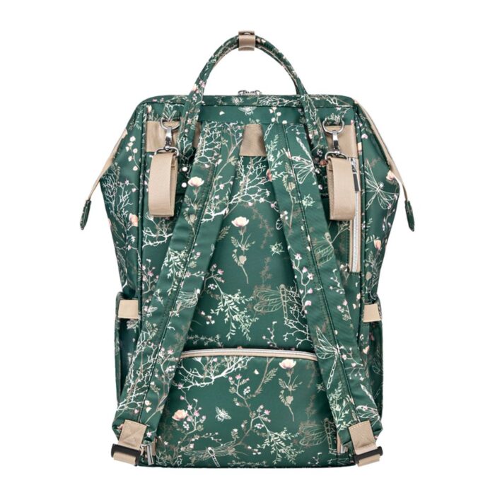 Τσάντα Μαμάς-Αλλαξιέρα Kikka Boo Siena Luxe Secret Garden Dark Green - Image 3