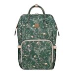 Τσάντα Μαμάς-Αλλαξιέρα Kikka Boo Siena Luxe Secret Garden Dark Green