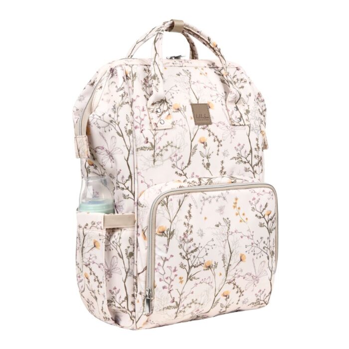 Τσάντα Μαμάς-Αλλαξιέρα Kikka Boo Siena Luxe Secret Garden Beige - Image 2