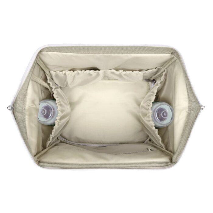 Τσάντα Μαμάς-Αλλαξιέρα Kikka Boo Siena Luxe Secret Garden Beige - Image 6