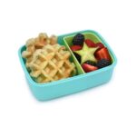 Δοχείο Φαγητού 2 Θέσεων Melii Bento 880ml - Mint/Blue - Image 2