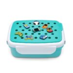 Δοχείο Φαγητού 2 Θέσεων Melii Bento 880ml με Charms - Μπλε