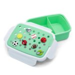Δοχείο Φαγητού 2 Θέσεων Melii Bento 880ml με Charms - Πράσινο - Image 2