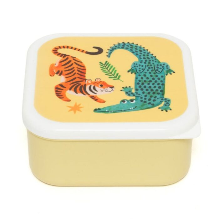 Σετ 3 Δοχεία Φαγητού Lunch Box Set Petit Monkey - Upside Down Animals - Image 2