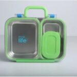 Φαγητοδοχείο με Χωρίσματα και Μπολ Ecolife 800ml - Μπλε