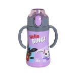 Ανοξείδωτο Παγούρι Θερμός με Καλαμάκι Ecolife Kids Thermos 300ml Hello Bing - Lilac