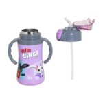 Ανοξείδωτο Παγούρι Θερμός με Καλαμάκι Ecolife Kids Thermos 300ml Hello Bing - Lilac - Image 3
