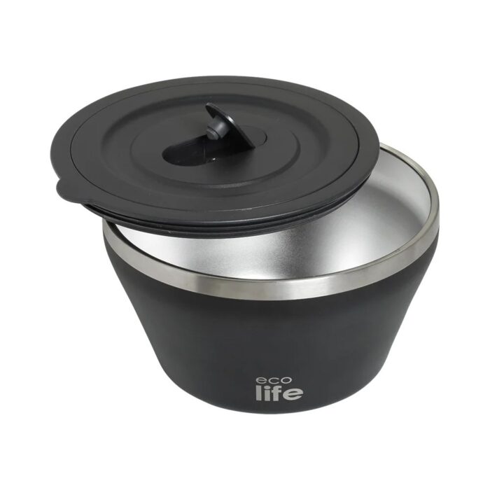 Θερμός Φαγητού Μπολ Ecolife 1180ml - Black - Image 3
